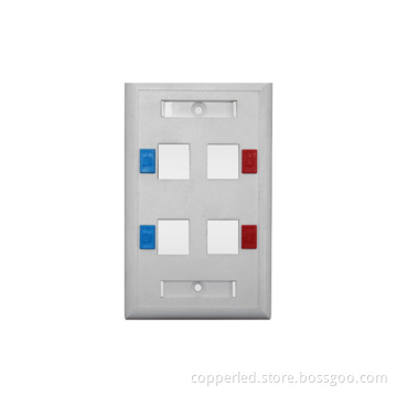 Faceplate 120 Type 4port